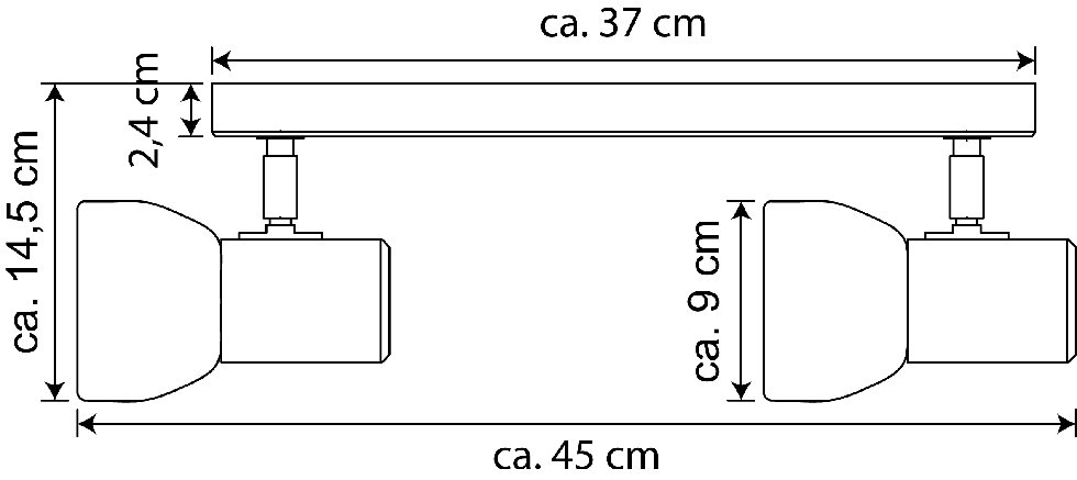 Holz Wandleuchte Deckenleuchte W15