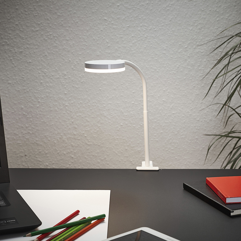 LED Klemmleuchte T164 weiß LED Klemmleuchte T164 weiß