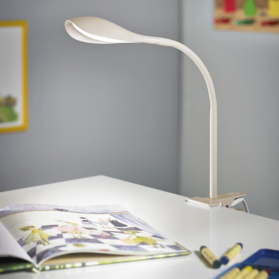LED Klemmleuchte T121 beige