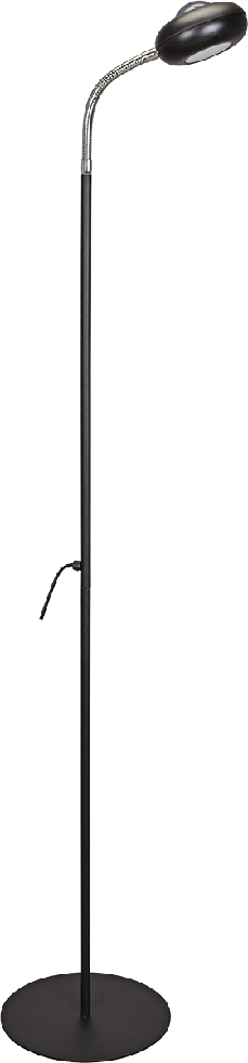 MeLiTec LED Stehleuchte ST42-1, Flexarm, schwarz