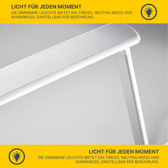 MeLiTec LED Schreibtischleuchte T95/T96 Handy Ladefunktion mit Adapter