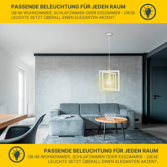 SPOT Light Justyna Pendelleuchte 1xE27 Max.60W Weiß