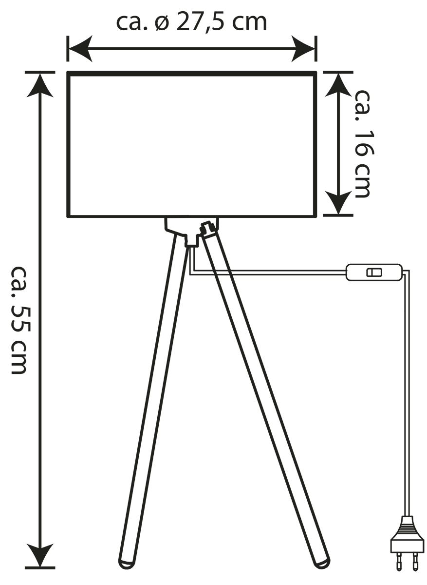 Tischleuchte skandinavisch T171-1 B-Ware Tischleuchte skandinavisch T171-1 B-Ware