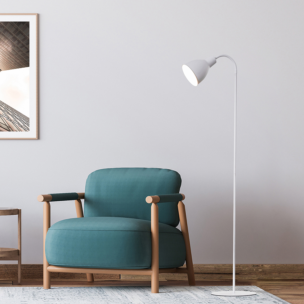 MeLiTec LED Stehleuchte ST32-1, Flexarm, weiß/ chrom MeLiTec LED Stehleuchte ST32-1, Flexarm, weiß/ chrom