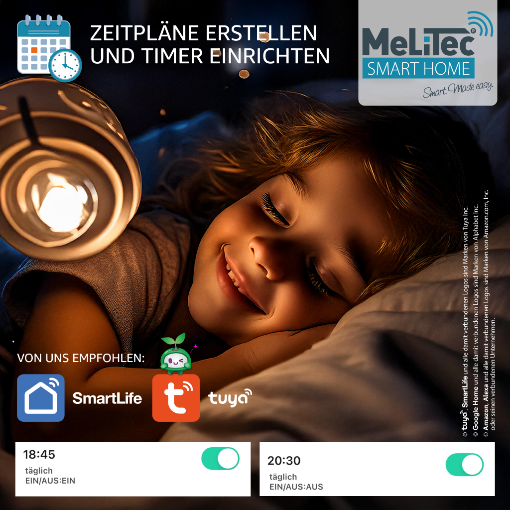 MeLiTec Smart W-Lan Steckdosenadapter "SMART-PFW04-G", weiß, 4er Set MeLiTec Smart W-Lan Steckdosenadapter "SMART-PFW04-G", weiß, 4er Set