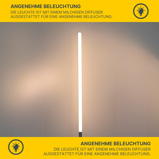 MeLiTec LED Stehleuchte ST27-1 mit Tastdimmer, nickel matt MeLiTec LED Stehleuchte ST27-1 mit Tastdimmer, nickel matt