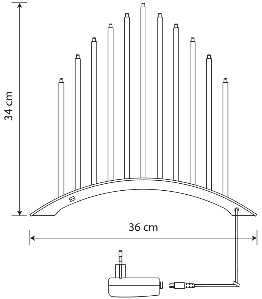 LED Stimmungsleuchte SL20-1 B-Ware