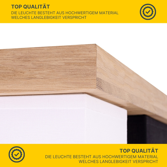 Holz Deckenleuchte Paloma D129 B-Ware