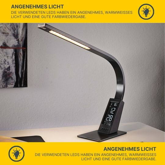 LED Schreibtischleuchte T153 anthrazit