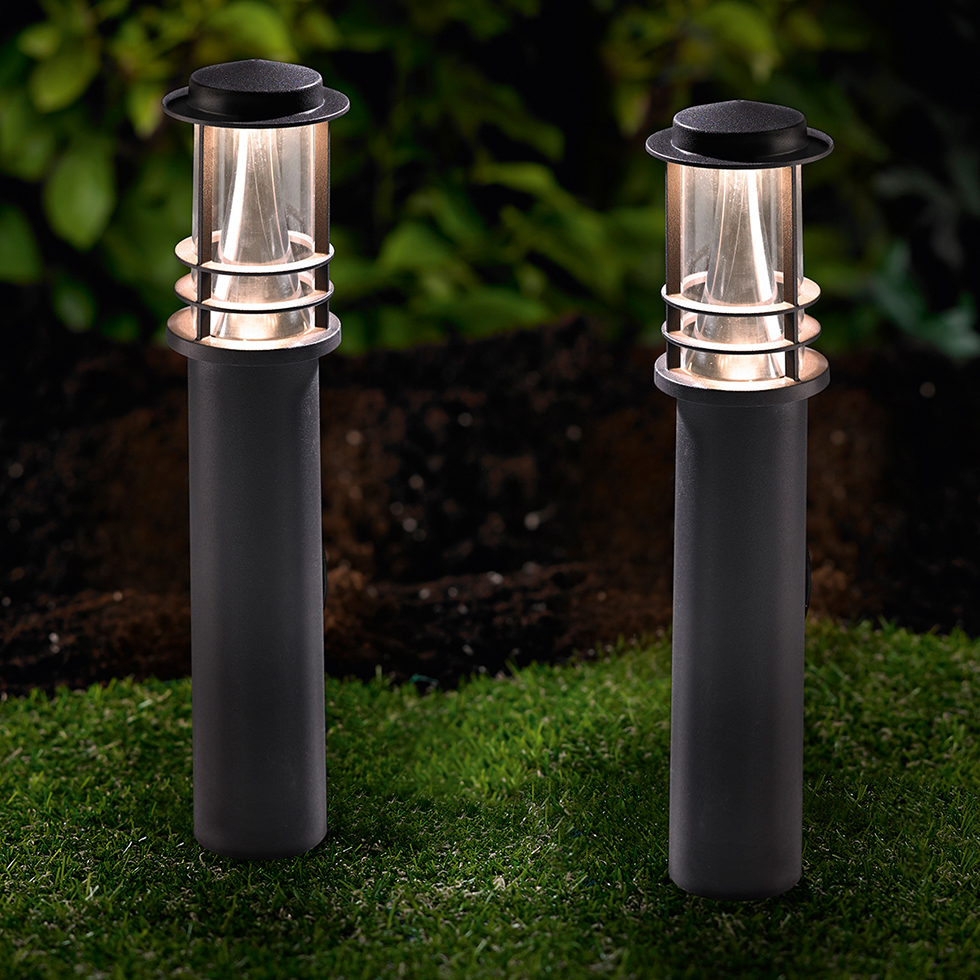 2er Set LED Gartenleuchte GL13 B-Ware