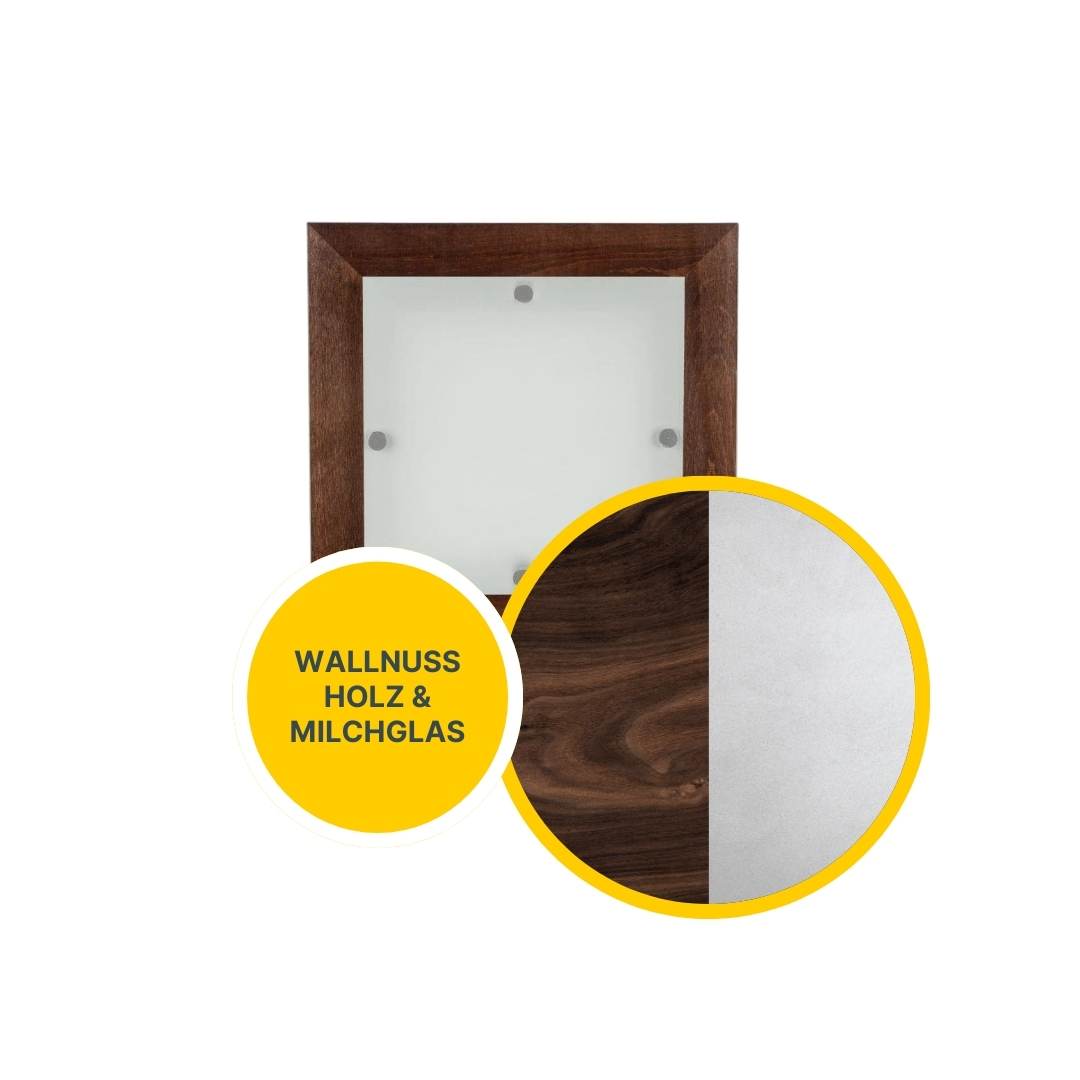 SPOT Light Finn Deckenleuchte 1xLED 14W Int. Walnuss/Chrom/Weiss SPOT Light Finn Deckenleuchte 1xLED 14W Int. Walnuss/Chrom/Weiss