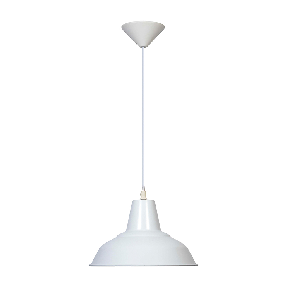 Meg Pendelleuchte 1xE27 Max.60W Weiß/Weiß/Weiß