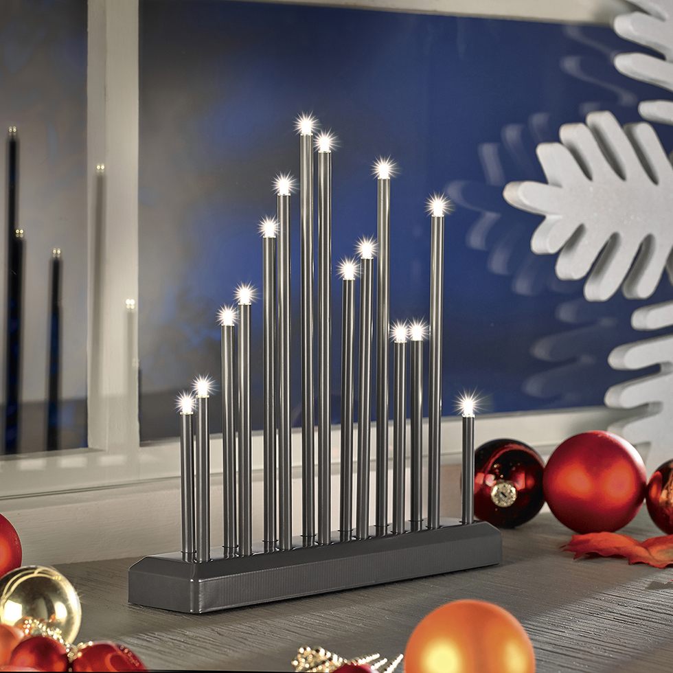 MeLiTec LED Weihnachtsbeleuchtung SL32-1 rechteckig, anthrazit MeLiTec LED Weihnachtsbeleuchtung SL32-1 rechteckig, anthrazit