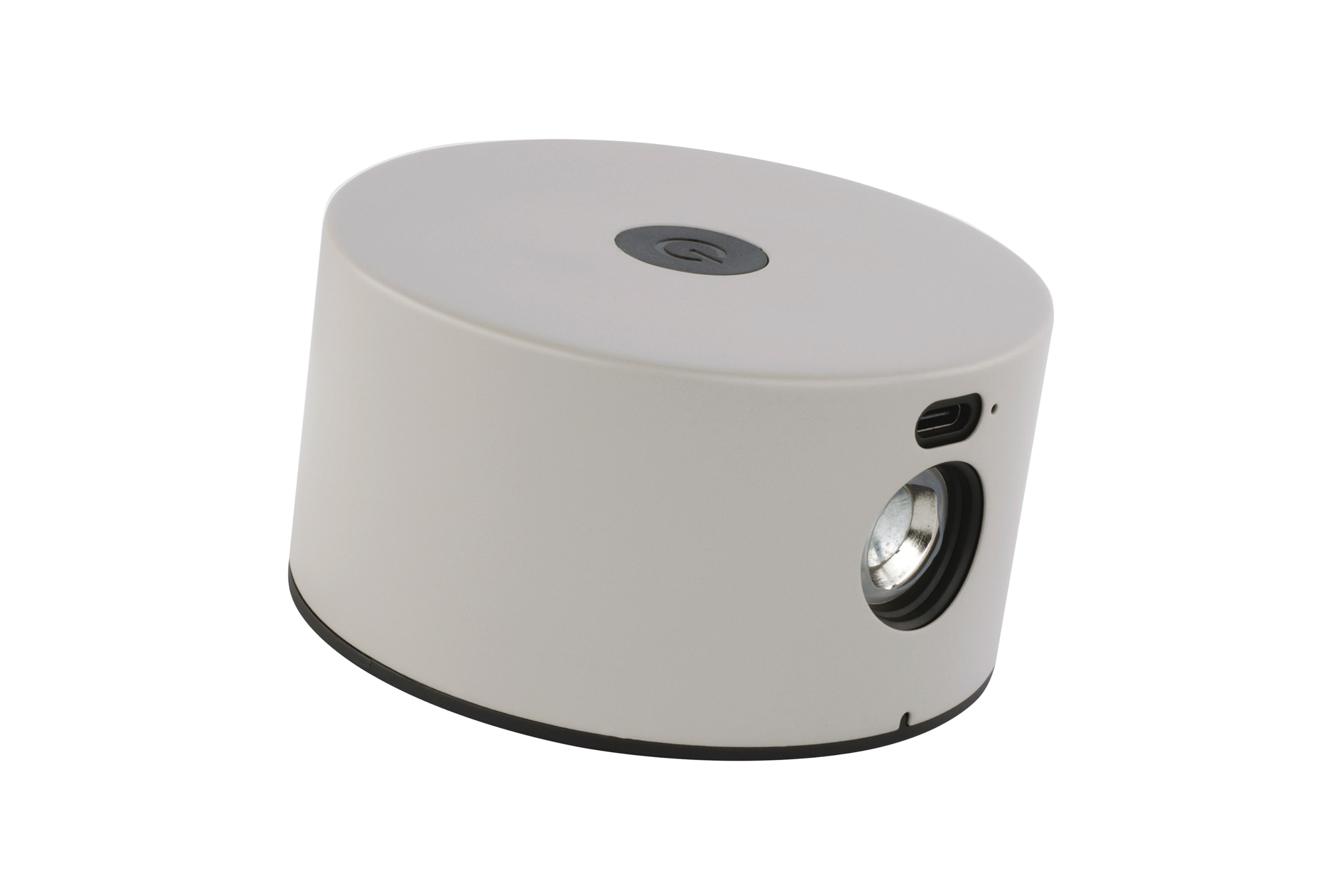 LED-Lampe, Mini-Beamer, Projektor-Lampe, Cylindrische Lampe, USB-C-Ladeport,