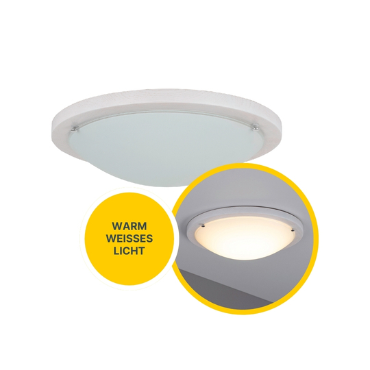 MeLiTec LED Holz Deckenleuchte D95 Eiche weiß MeLiTec LED Holz Deckenleuchte D95 Eiche weiß