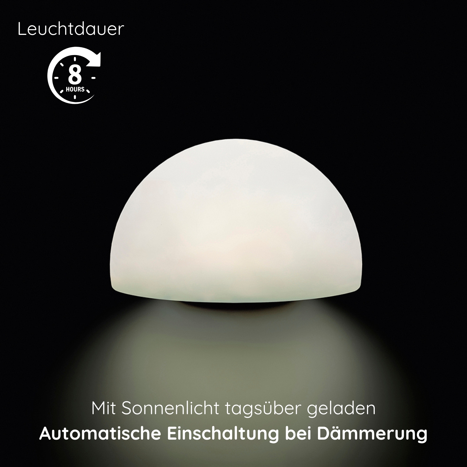 MeLiTec Solarleuchte 2er-Set - farbige Bodenbeleuchtung für Garten, Balkon & Terrasse - Solar-Bodenleuchte mit Farbwechsel bis 8h Leuchtdauer - inkl. Akku - Kunststoff - rund, flach - LK18