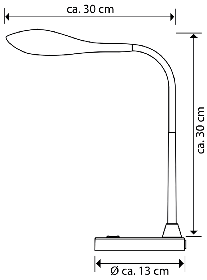 LED Flexarmleuchte T122
