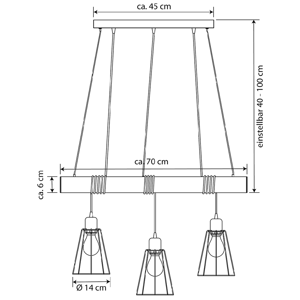 Pendelleuchte DP16 B-Ware