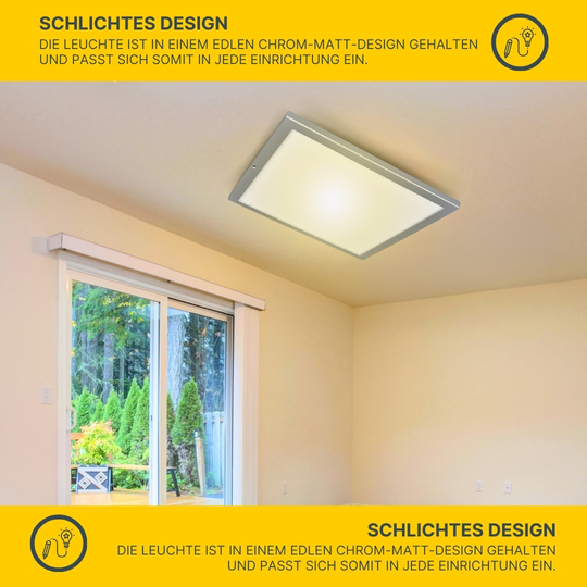 LED SmartHome Deckenleuchte per Fernbedienung und App steuerbar LED SmartHome Deckenleuchte per Fernbedienung und App steuerbar