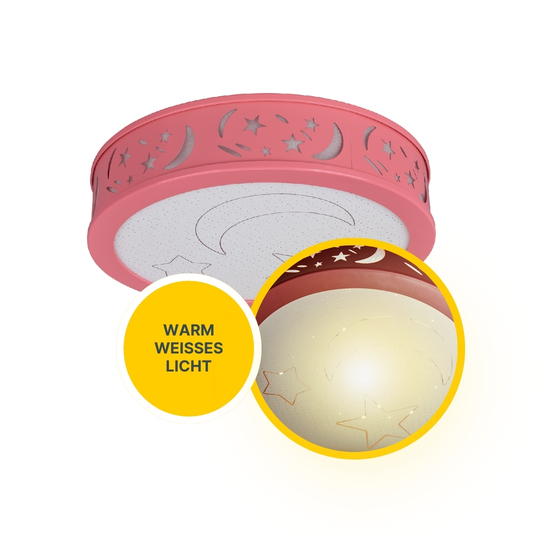 LED Kinder Deckenleuchte, Sternenhimmel, Nachtlichtfunktion LED Kinder Deckenleuchte, Sternenhimmel, Nachtlichtfunktion