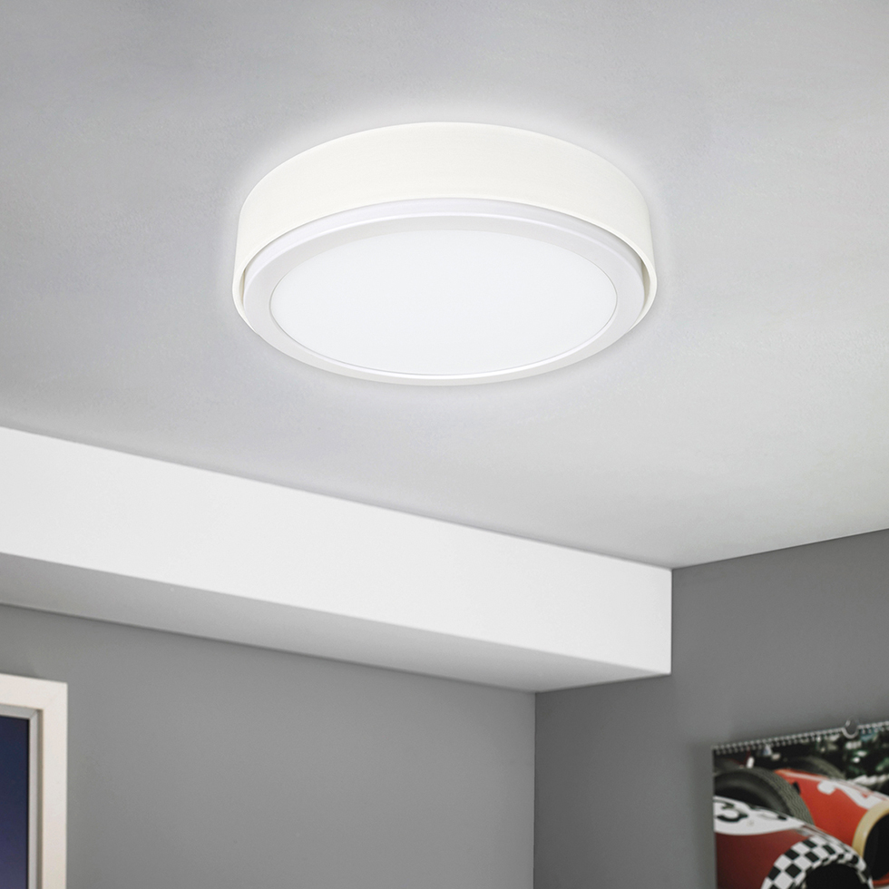 MeLiTec LED Wand Deckenleuchte D85, rund, creme-weiß MeLiTec LED Wand Deckenleuchte D85, rund, creme-weiß