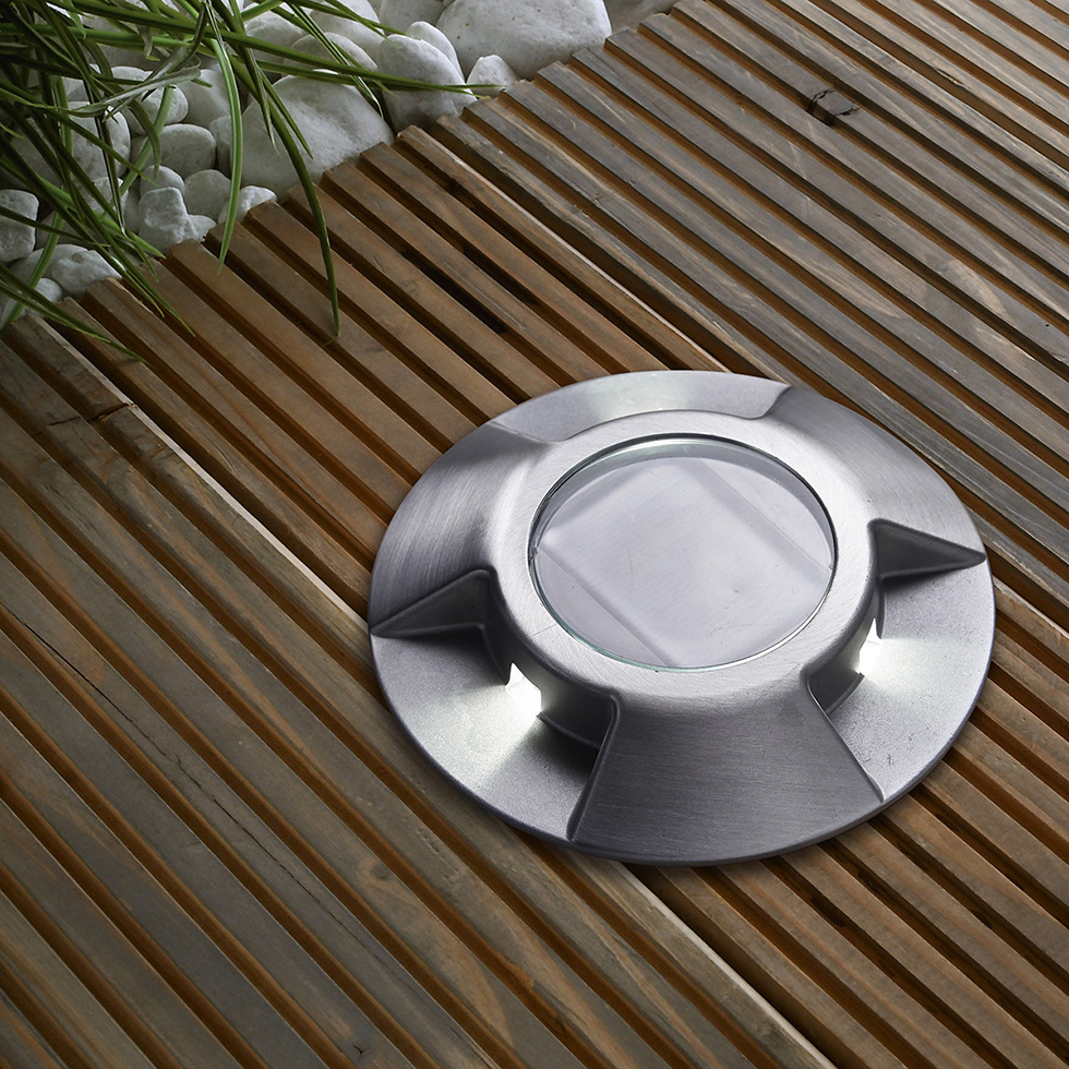 MeLiTec Solar Bodeneinbauleuchte SEL08 rund MeLiTec Solar Bodeneinbauleuchte SEL08 rund