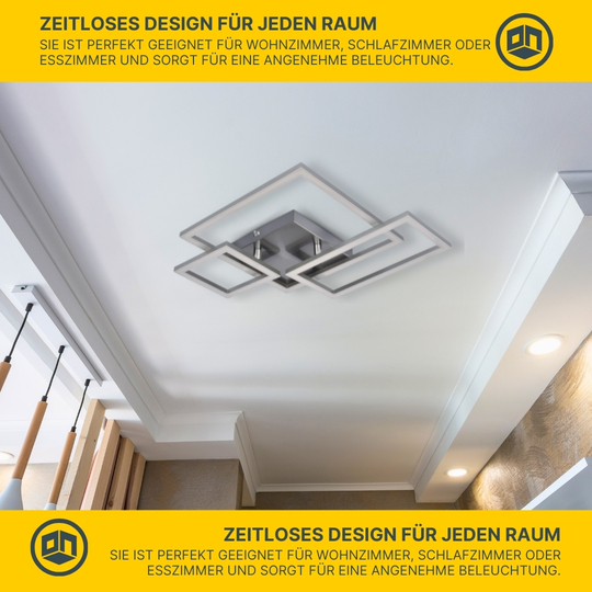 LED Deckenleuchte D132 geometrische Formen