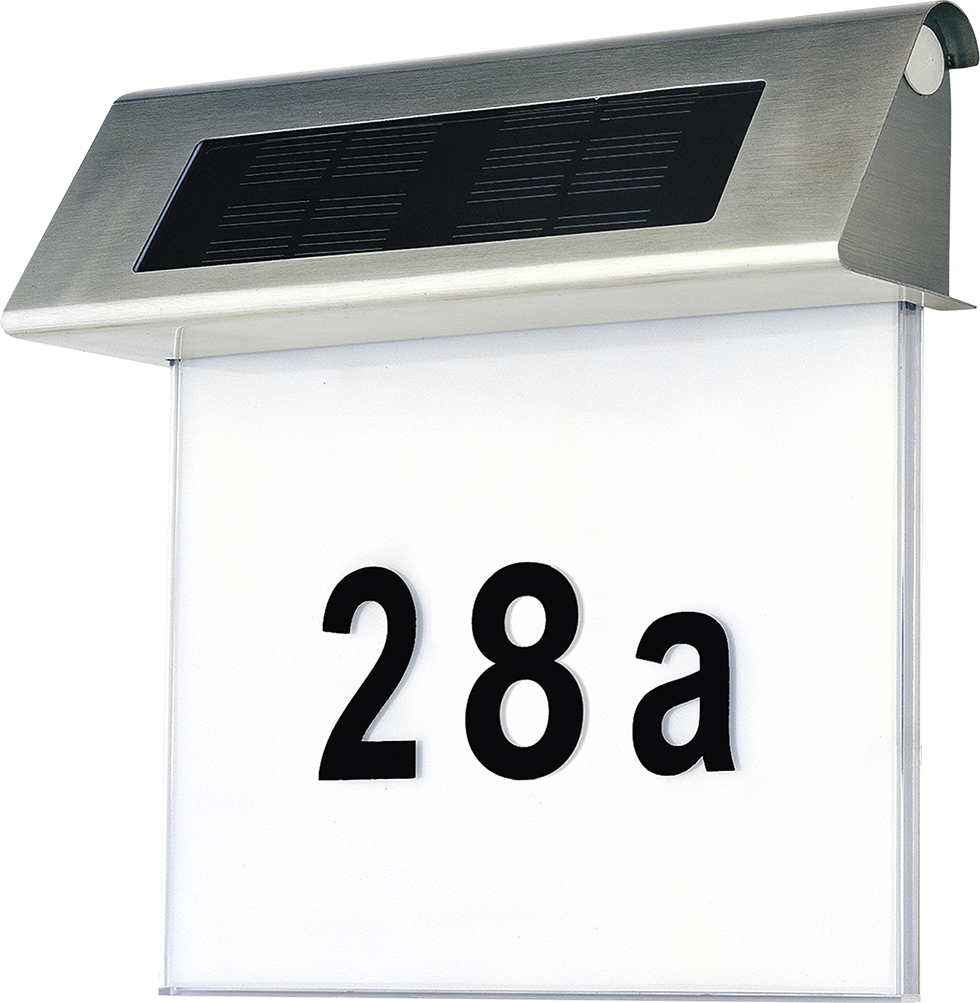 MeLiTec Solar Hausnummer SH01, B-Ware