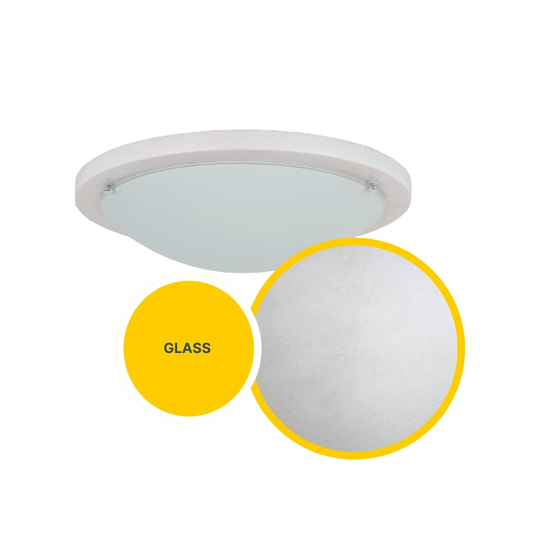 MeLiTec LED Holz Deckenleuchte D95 Eiche weiß MeLiTec LED Holz Deckenleuchte D95 Eiche weiß