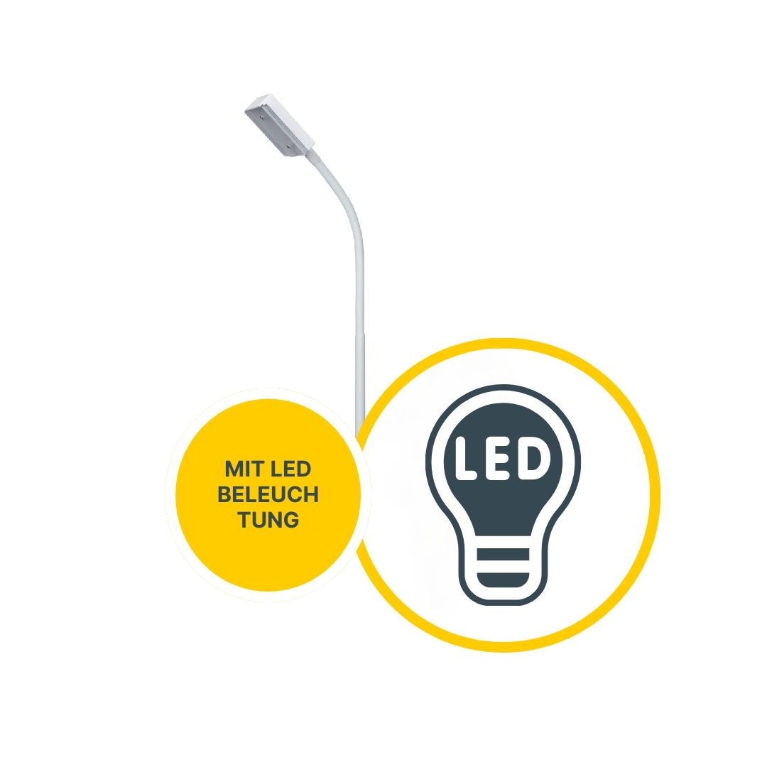 LED Klemmleuchte T163 weiß