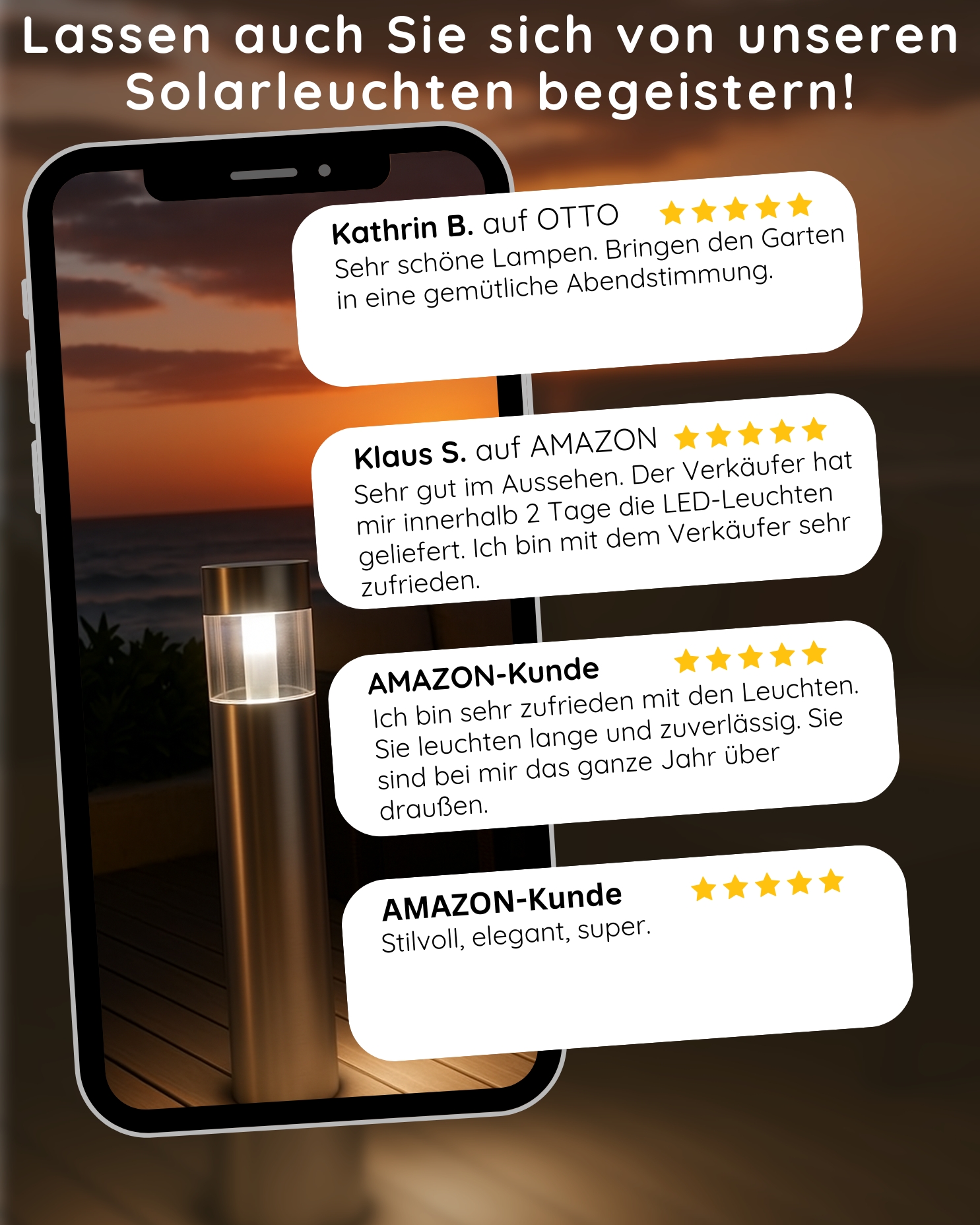 MeLiTec Solar Gartenleuchte, SO44, inkl. Bewegungsmelder, schwarz Elektronik, Telefon, Handy, Text,