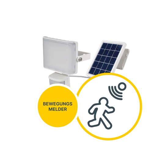 MeLiTec LED Solar Wandstrahler SO39 mit Bewegungsmelder, weiß MeLiTec LED Solar Wandstrahler SO39 mit Bewegungsmelder, weiß