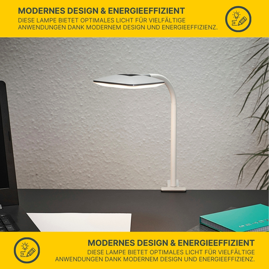 LED Klemmleuchte T160-1 grau