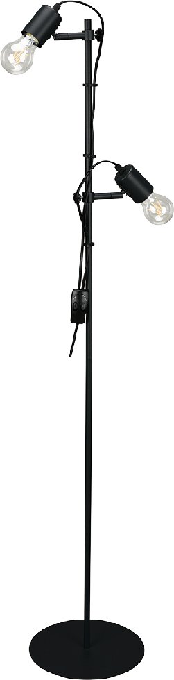 MeLiTec LED Stehleuchte ST48, Gold Applikation, 2-flammig MeLiTec LED Stehleuchte ST48, Gold Applikation, 2-flammig