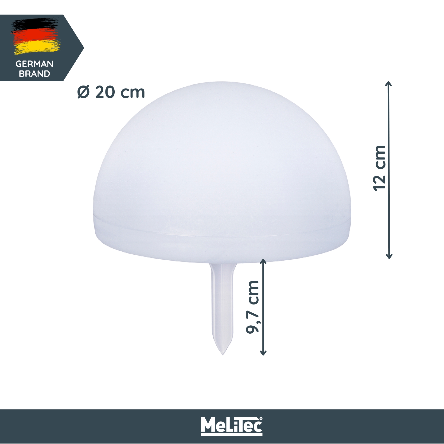 MeLiTec Solarleuchte 2er-Set - farbige Bodenbeleuchtung für Garten, Balkon & Terrasse - Solar-Bodenleuchte mit Farbwechsel bis 8h Leuchtdauer - inkl. Akku - Kunststoff - rund, flach - LK18 Kissen, Dekoration für Zuhause,
