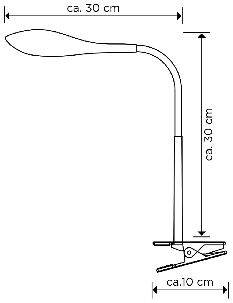 LED Klemmleuchte T114