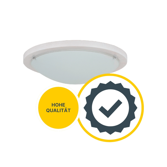 MeLiTec LED Holz Deckenleuchte D95 Eiche weiß MeLiTec LED Holz Deckenleuchte D95 Eiche weiß