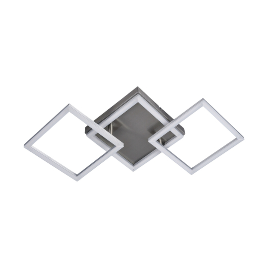 MeLiTec LED Deckenleuchte D119, LED Arme schwenkbar, nickel-matt Zubehor, Deckenleuchte,