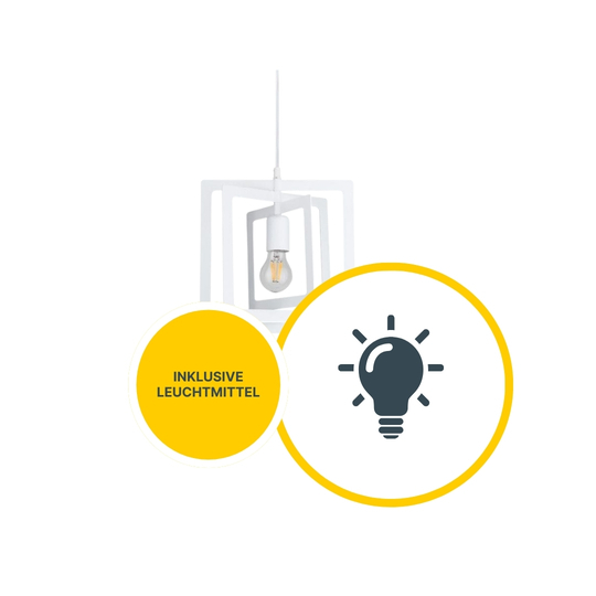 SPOT Light Justyna Pendelleuchte 1xE27 Max.60W Weiß SPOT Light Justyna Pendelleuchte 1xE27 Max.60W Weiß