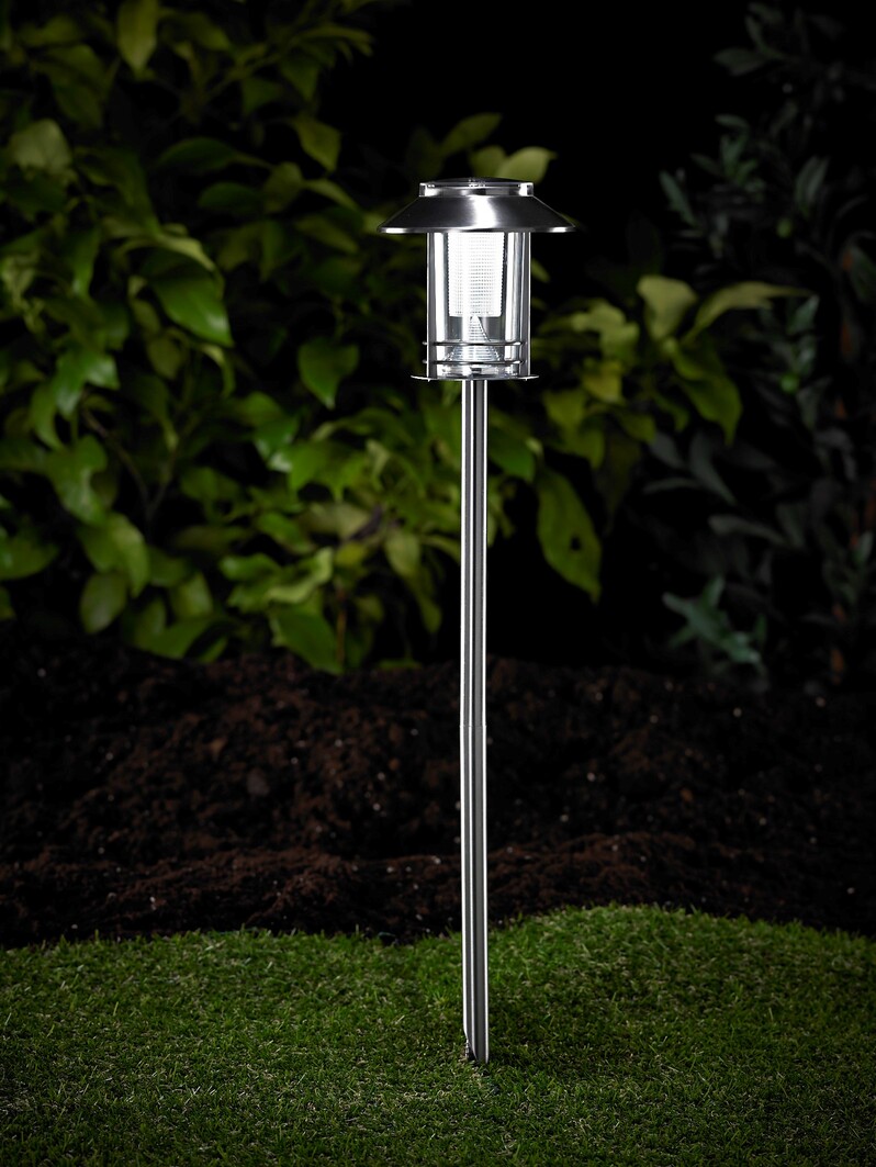 MeLiTec Solar-Gartenlampe, Outdoor-Solarleuchte SO26 Laternenpfahl, Beleuchtung, Lampe, Laternenpfahl, Lampe, Beleuchtung,