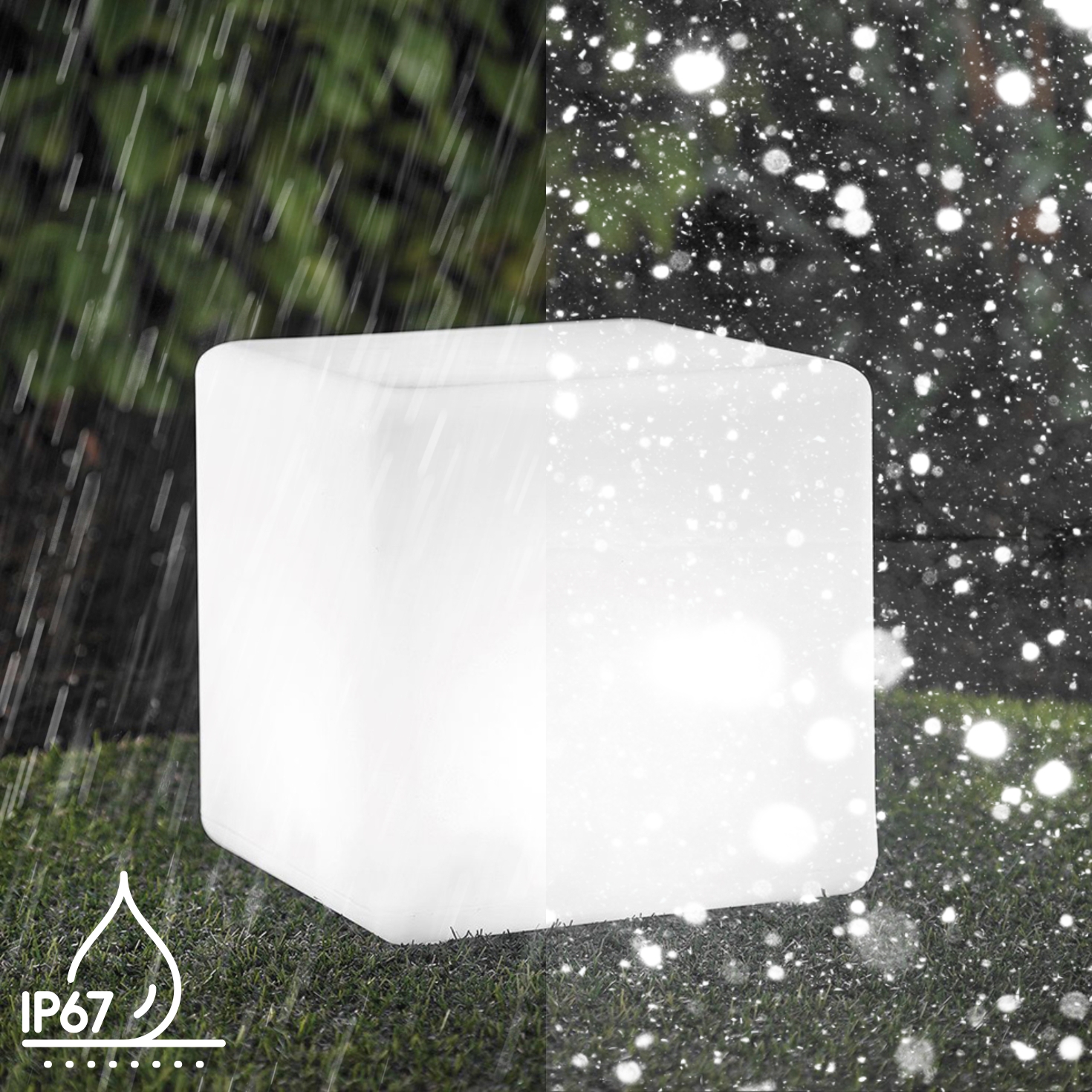 MeLiTec Solarleuchte mit USB - mehrfarbige Bodenbeleuchtung für Außen & Innen - auch für Innenräume geeignet - Solar-Bodenleuchte mit Farbwechsel - auch als Tisch mit Beleuchtung - Kunststoff - Würfel - LK04-4 MeLiTec Solarleuchte mit USB - mehrfarbige Bodenbeleuchtung für Außen & Innen - auch für Innenräume geeignet - Solar-Bodenleuchte mit Farbwechsel - auch als Tisch mit Beleuchtung - Kunststoff - Würfel - LK04-4