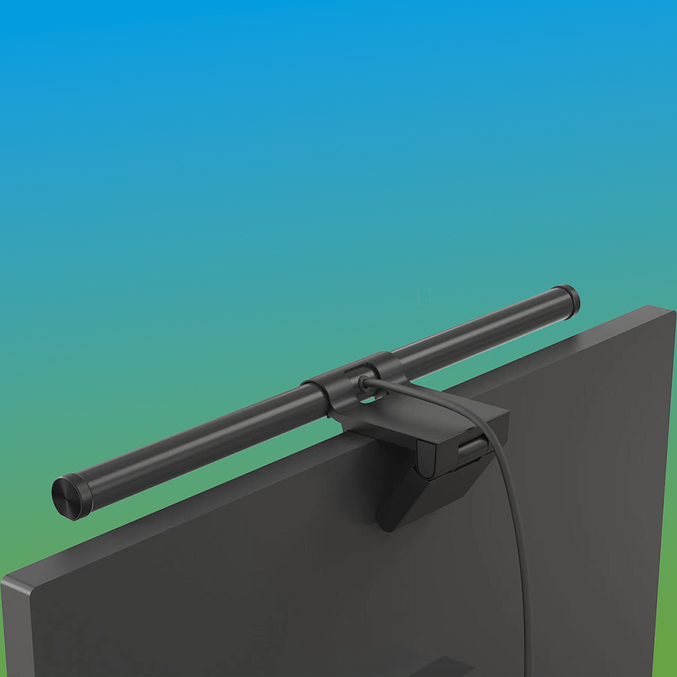 MeLiTec Monitorleuchte dimmbar für augenschonende Bildschirmarbeit, USB-Anschluss, Lichtfarbe einstellbar, schwarz MeLiTec Monitorleuchte dimmbar für augenschonende Bildschirmarbeit, USB-Anschluss, Lichtfarbe einstellbar, schwarz