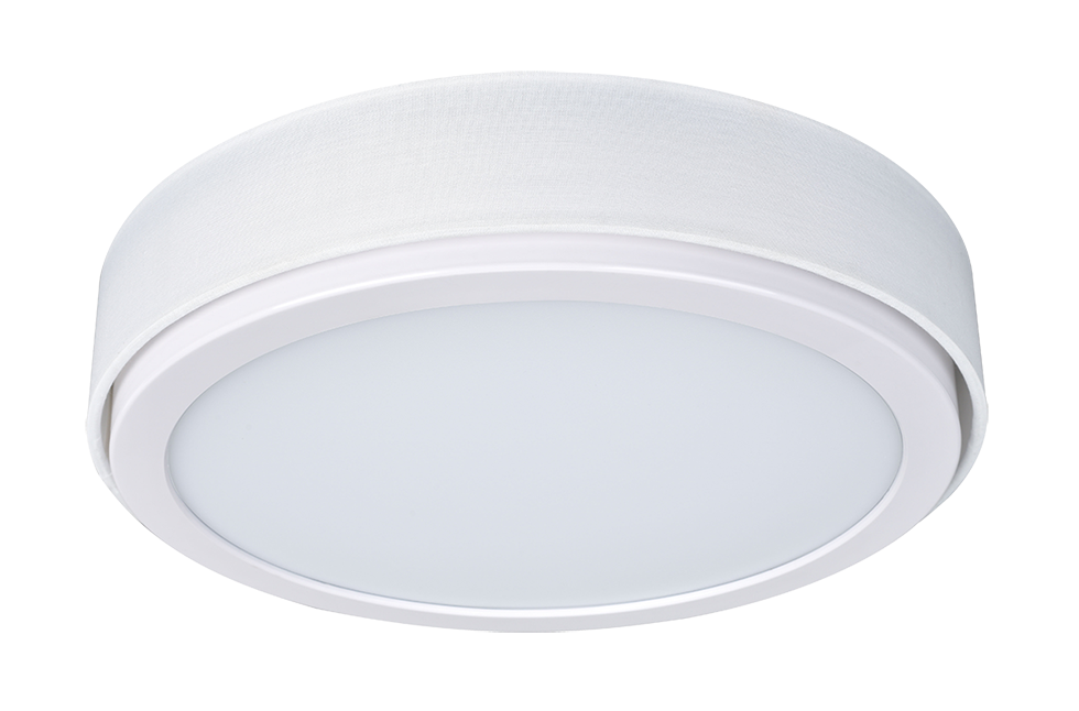 MeLiTec LED Wand Deckenleuchte D85, rund, creme-weiß