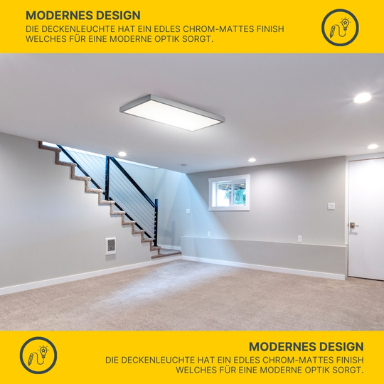 LED Wandleuchte / Deckenleuchte D63-1 chrom-matt LED Wandleuchte / Deckenleuchte D63-1 chrom-matt