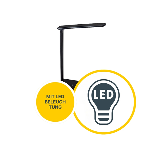 MeLiTec LED Schreibtischleuchte T95/T96 Handy Ladefunktion mit Adapter