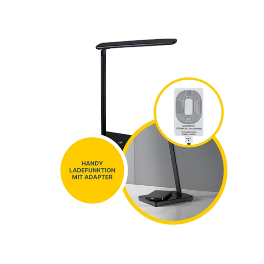 MeLiTec LED Schreibtischleuchte T95/T96 Handy Ladefunktion mit Adapter