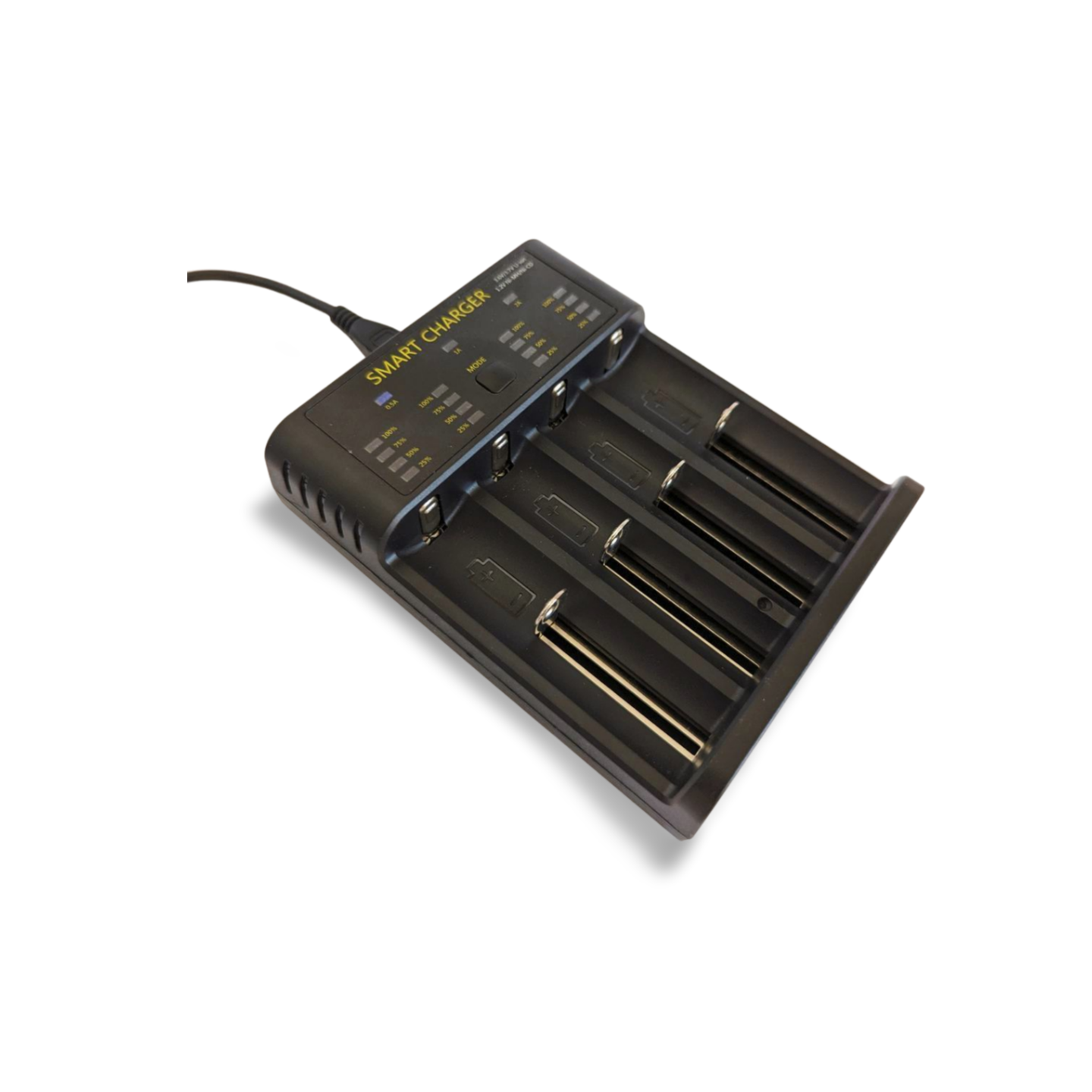 USB Ladegerät für Li-ion 3,7 V und Ni-MH/Ni-CD 1,2 V Akkus USB Ladegerät für Li-ion 3,7 V und Ni-MH/Ni-CD 1,2 V Akkus