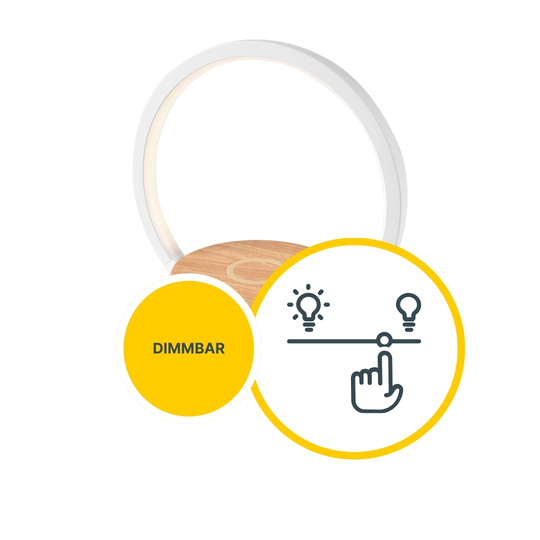 MeLiTec Nachttischleuchte LightBase, Handy kabellos aufladen, weiß MeLiTec Nachttischleuchte LightBase, Handy kabellos aufladen, weiß