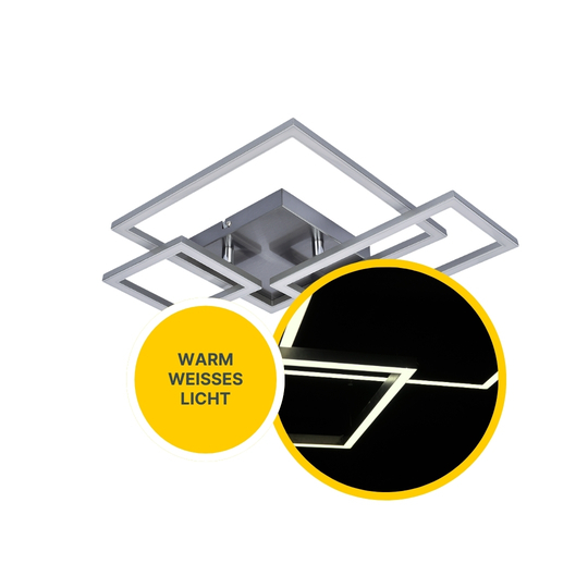 LED Deckenleuchte D132 geometrische Formen