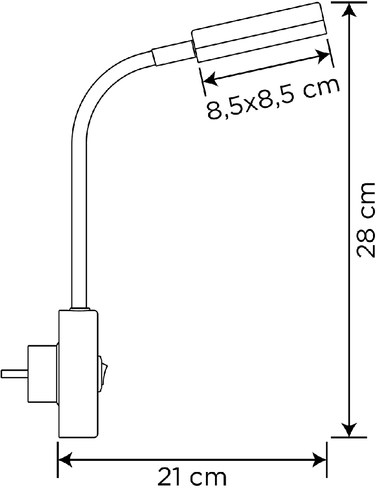 LED Steckerleuchte P20